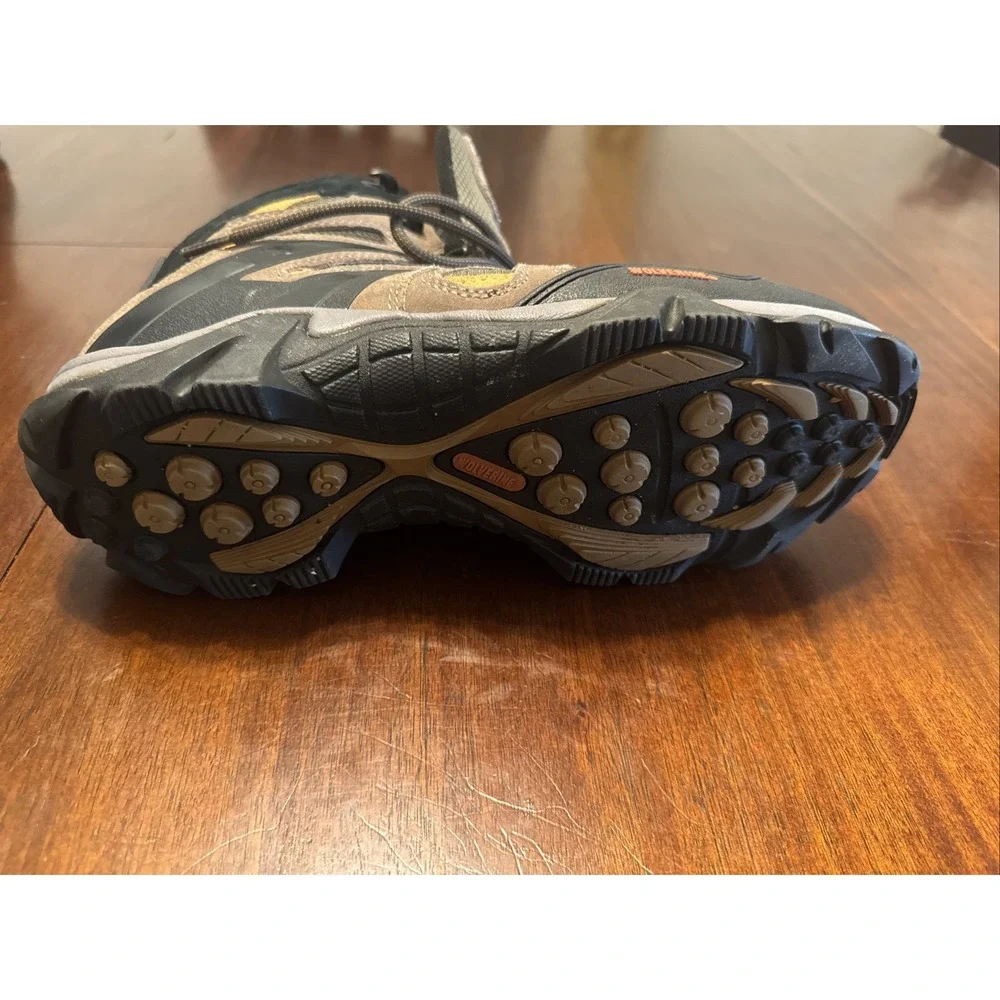 Wolverine Men's 11M Waterproof Hiking‎ Boots W05745 Brown Black Leather Mesh - Picture 6 of 7